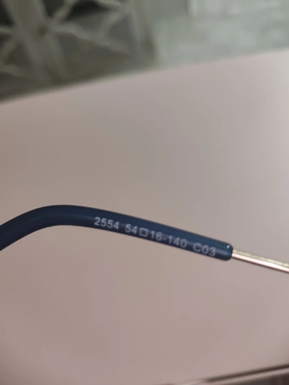Women's Clear Blue Cat-Eye Fashion Glasses